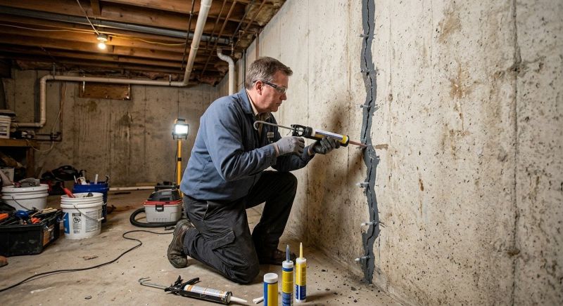 Basement Crack Repair in New Haven, CT