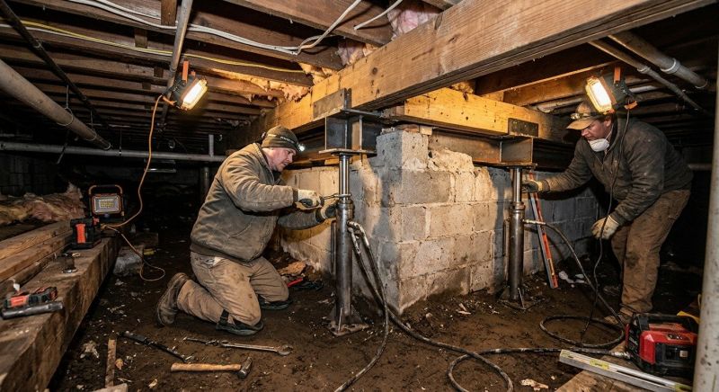 Basement Foundation Repair in Plymouth, CT