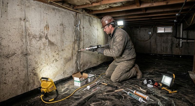 Basement Foundation Repair in Redding, CT