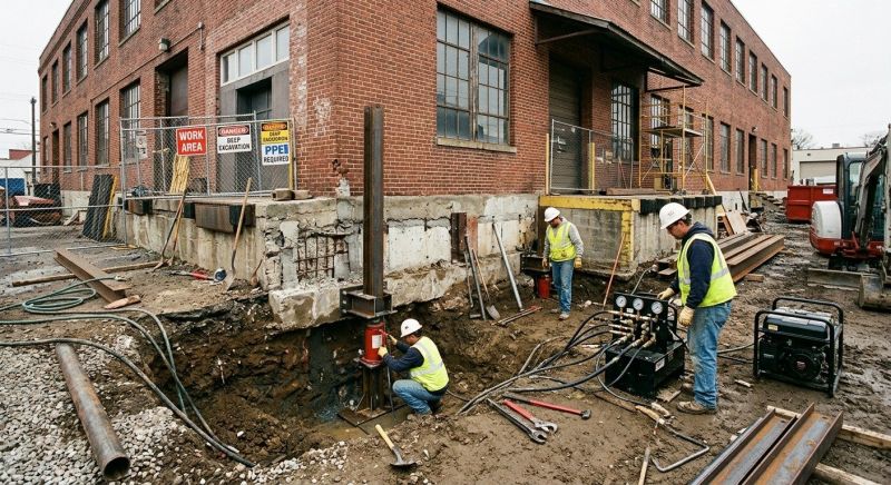 Building Foundation Repair in Madison, CT