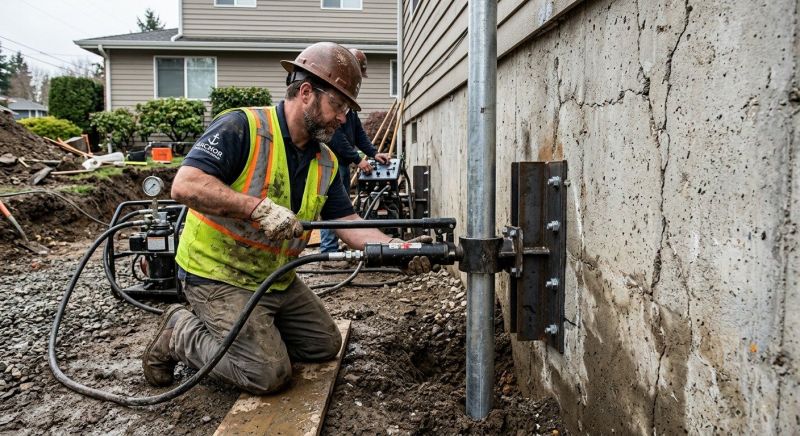 Concrete Foundation Leveling in Ansonia, CT