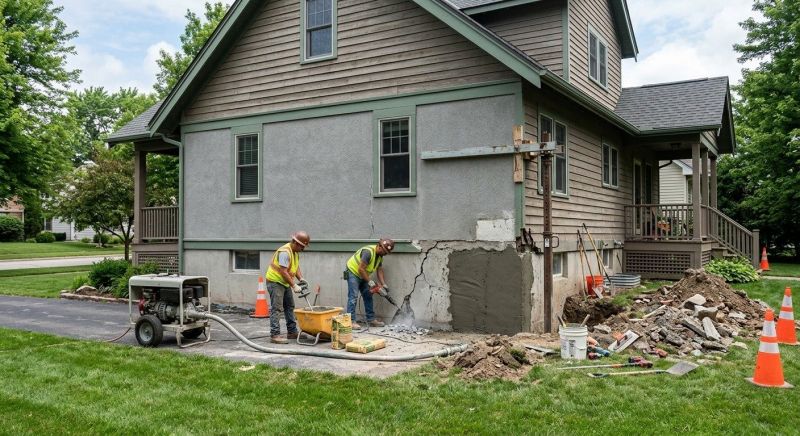 Concrete Foundation Repair in Cromwell, CT