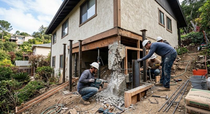 Concrete Foundation Repair in Trumbull, CT