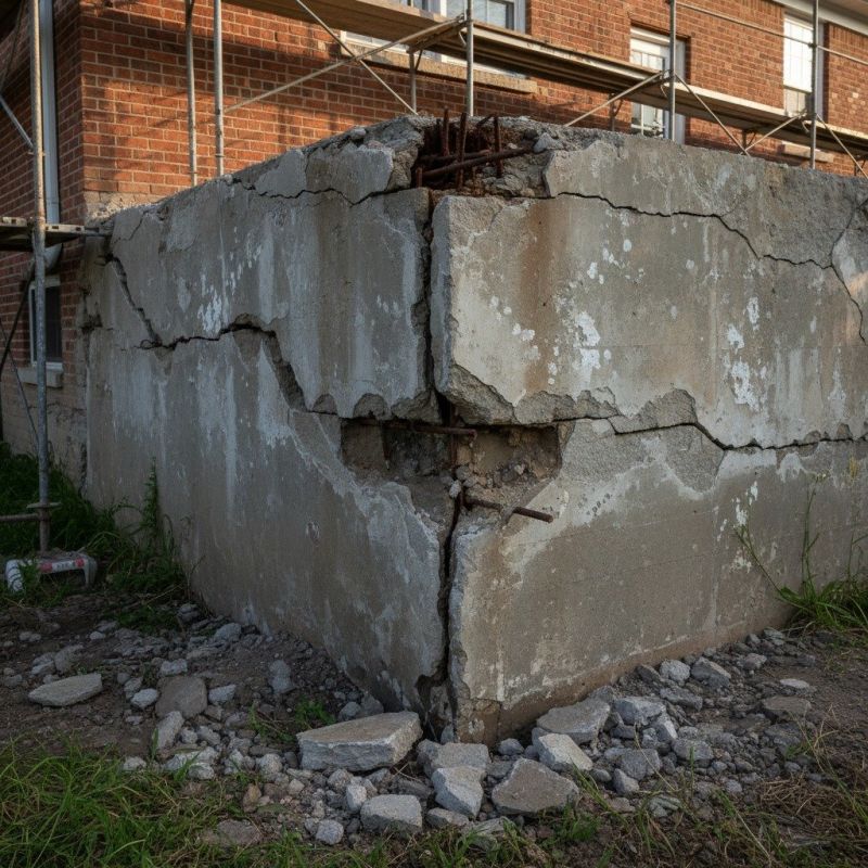 Cracked Foundation Repair in Orange, CT