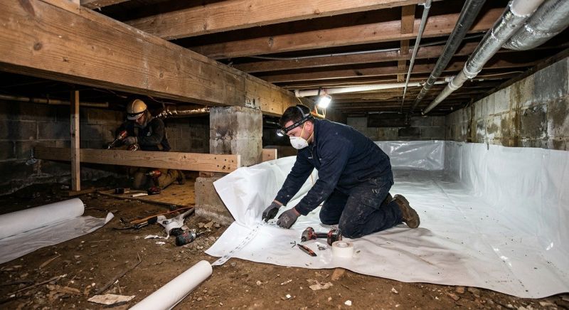 Crawl Space Leveling in New Haven, CT