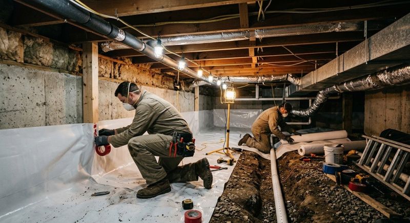 Crawl Space Leveling in New Haven, CT