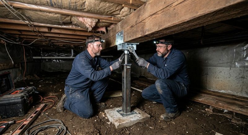 Crawlspace Foundation Repair in Cromwell, CT