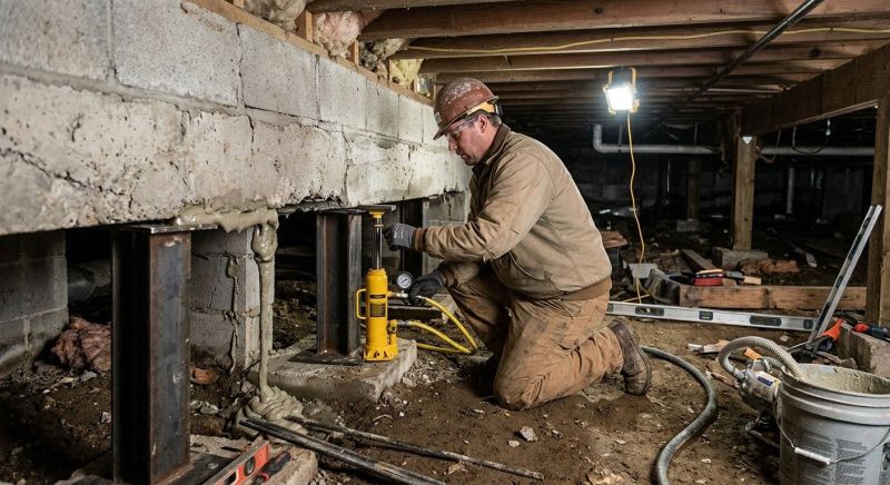 Crawlspace Foundation Repair in Hamden, CT