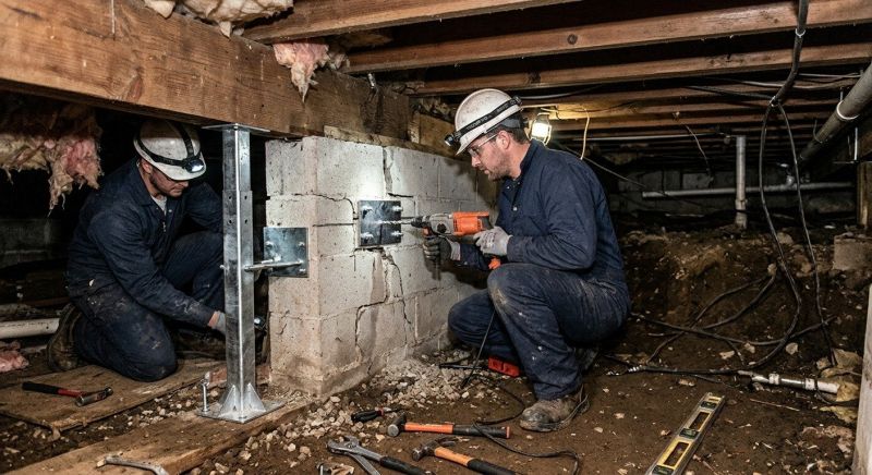 Crawlspace Foundation Repair in Redding, CT