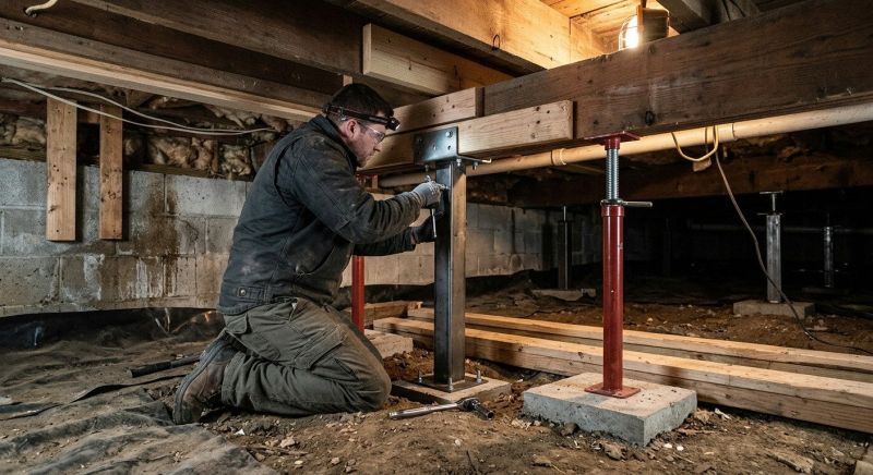 Crawlspace Structural Repair in New Haven, CT