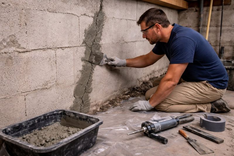 Foundation Crack Repair in New Haven, CT
