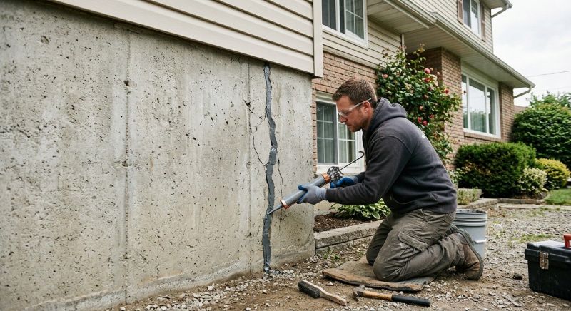 Foundation Crack Sealing in New Haven, CT