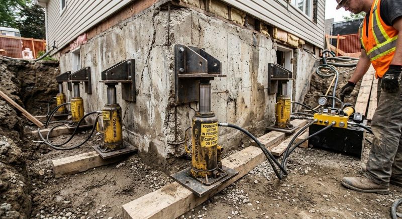 Foundation Jacking in Bethany, CT