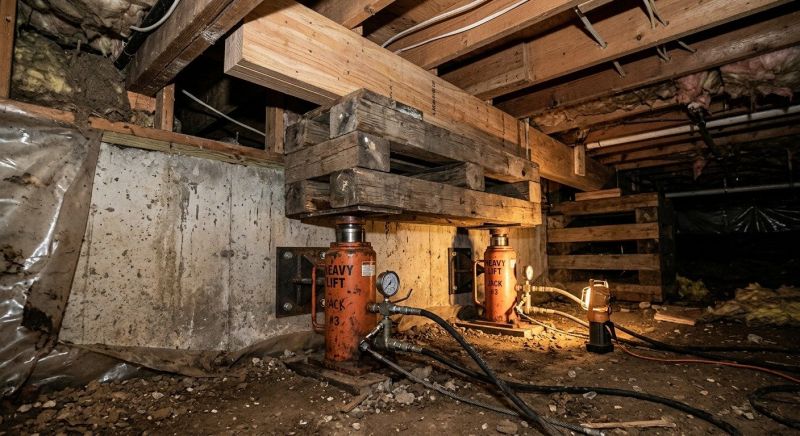Foundation Jacking in Clinton, CT