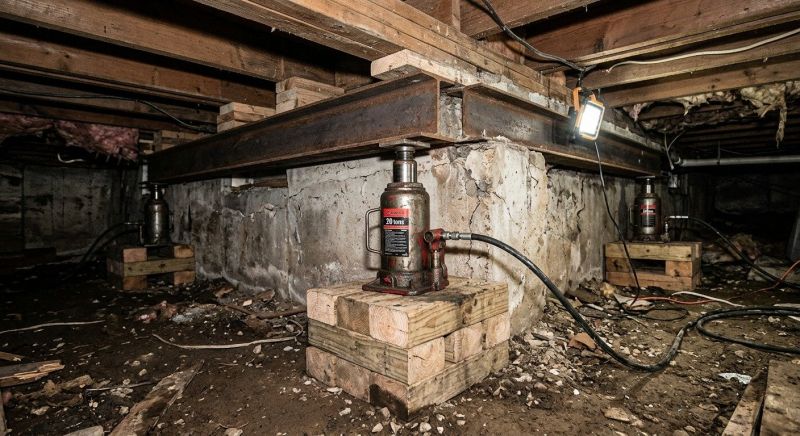 Foundation Jacking in Cromwell, CT