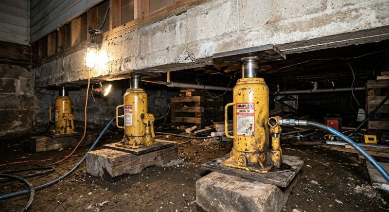 Foundation Jacking in Monroe, CT