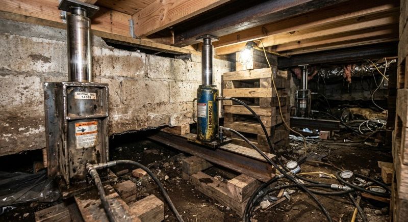 Foundation Jacking in Shelton, CT