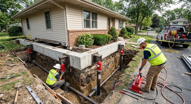 Foundation Jacking in Wallingford, CT