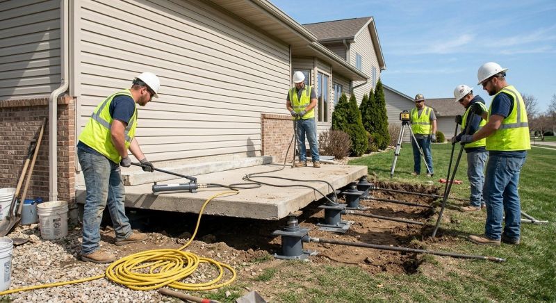Foundation Lifting in Berlin, CT
