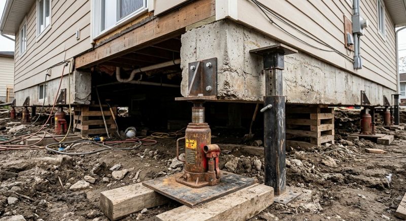Foundation Lifting in Bridgeport, CT