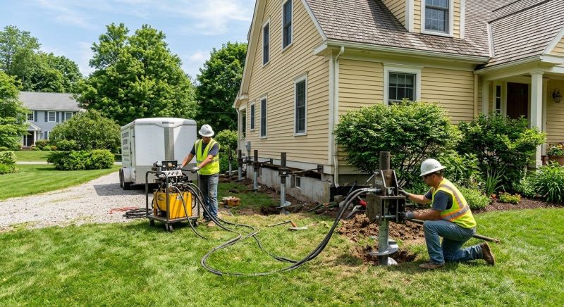 Foundation Lifting in East Haven, CT