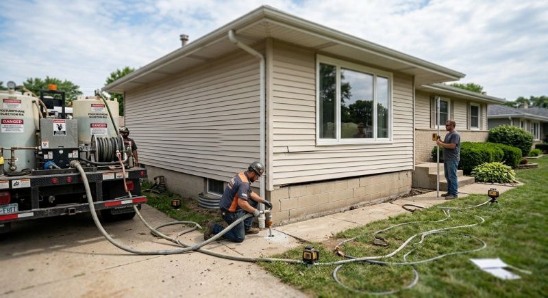 Foundation Lifting in Madison, CT