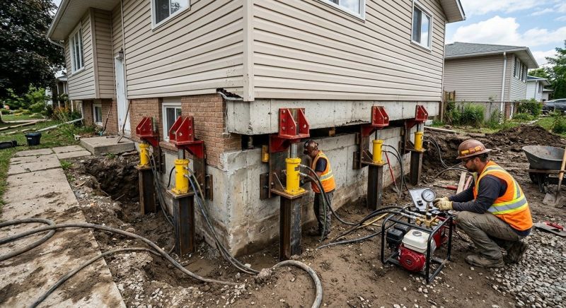 Foundation Lifting in Monroe, CT