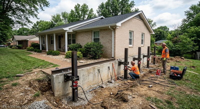 Foundation Pier Leveling in New Haven, CT