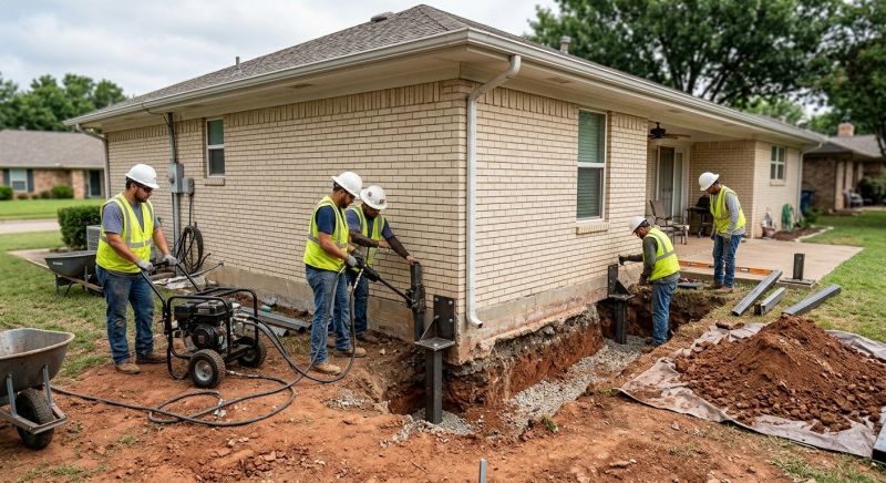 Foundation Stabilizing in Easton, CT
