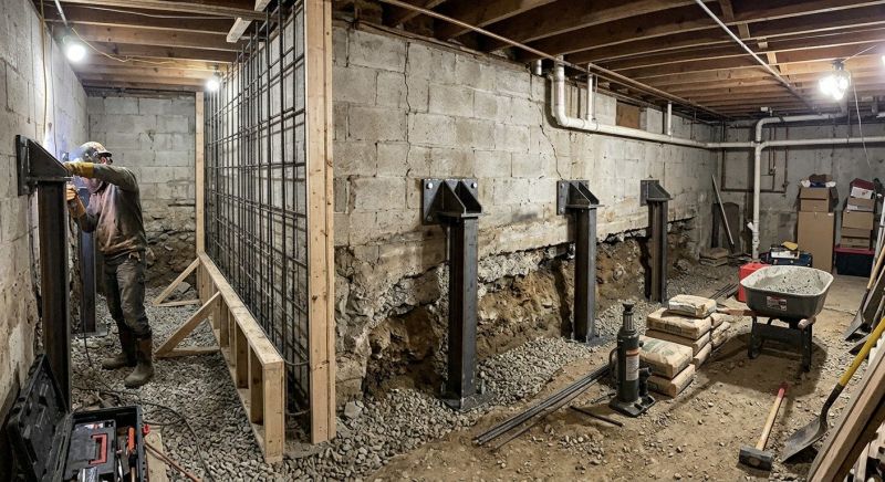 Foundation Stabilizing in Hamden, CT