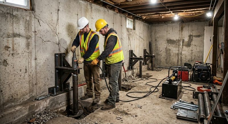 Foundation Stabilizing in Monroe, CT