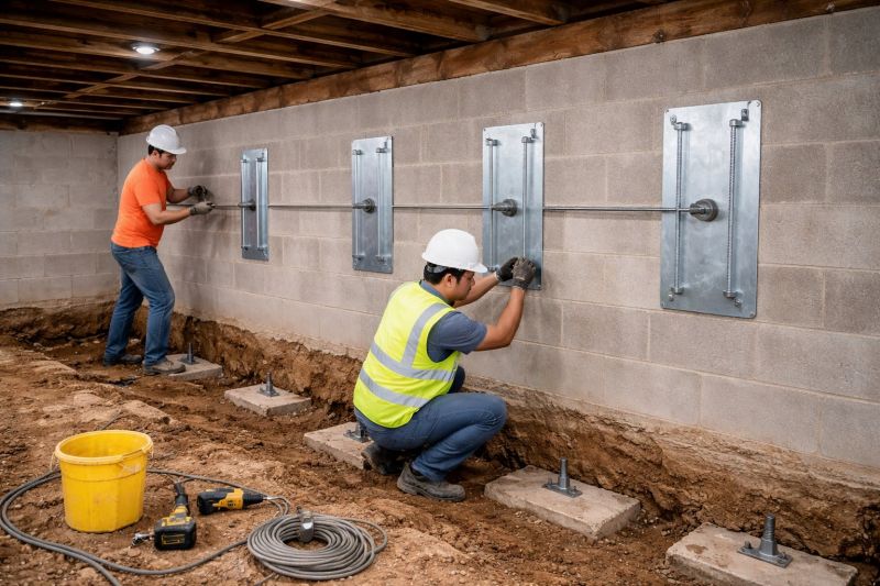 Foundation Stabilizing in Plainville, CT