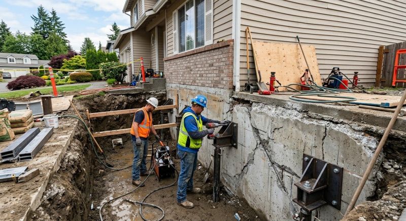 Foundation Structural Repair in Sandy Hook, CT
