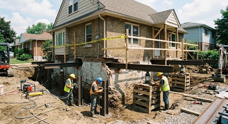 Foundation Structural Repair in Southington, CT