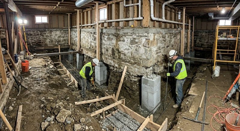 Foundation Underpinning in New Haven, CT