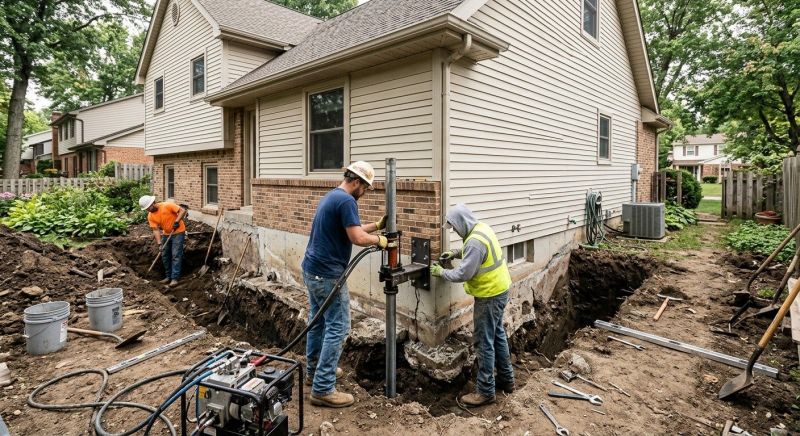 House Foundation Repair in Plymouth, CT