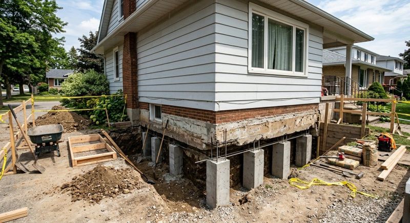 House Underpinning in New Haven, CT