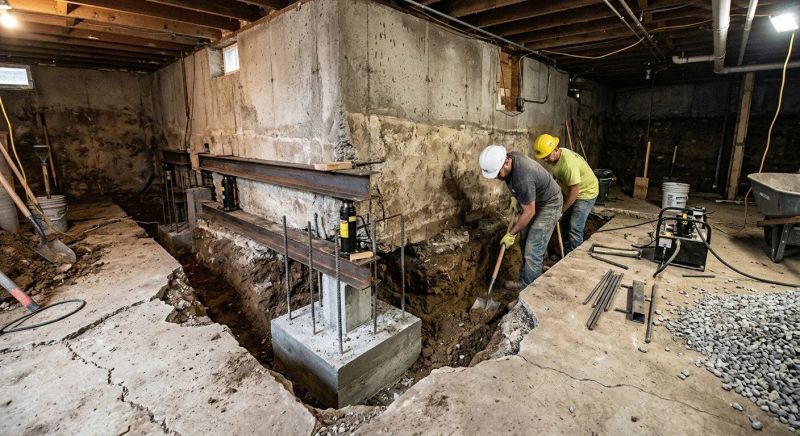 House Underpinning in New Haven, CT