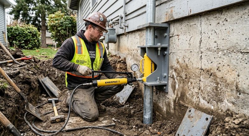 Settling Foundation Service in Bristol, CT