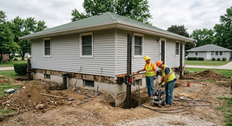 Settling Foundation Service in Hamden, CT