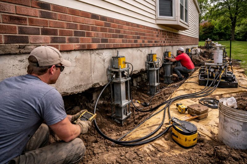 Settling Foundation Service in Madison, CT