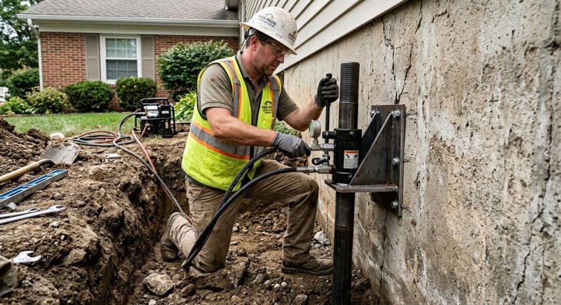 Settling Foundation Service in Newtown, CT