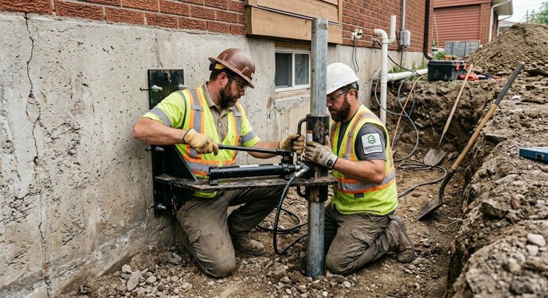 Settling Foundation Service in Sandy Hook, CT