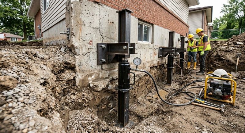 Sinking Foundation Lifting in New Haven, CT