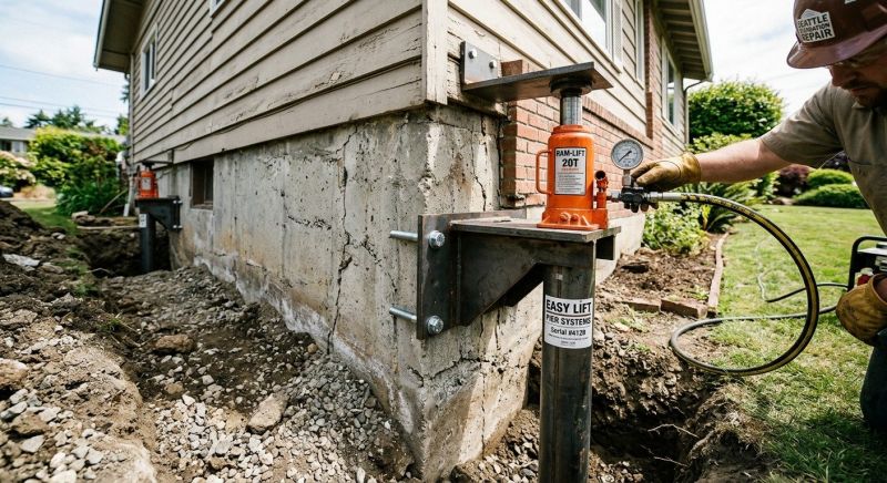 Sinking Foundation Lifting in New Haven, CT