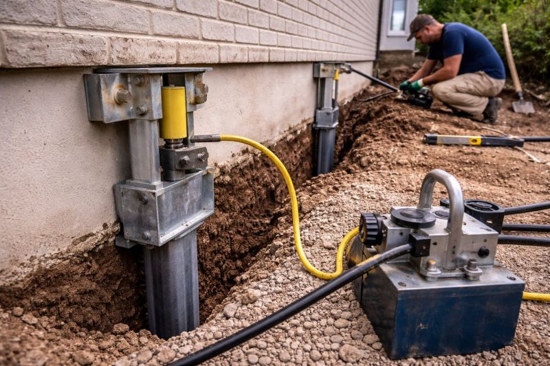 Sinking Foundation Repair in Derby, CT