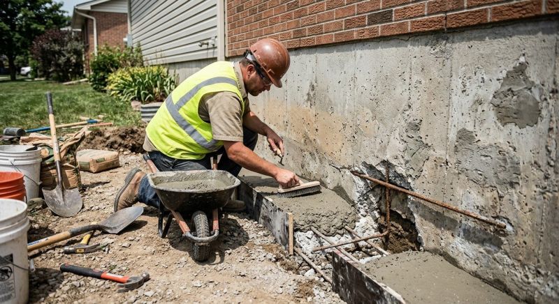 Concrete Foundation Repair in Westport, CT